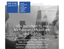 Tablet Screenshot of meyerberatung.de